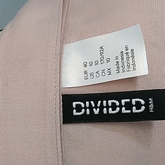 H&M Divided Pink Shirt - Size 10 - Picture 4 of 4